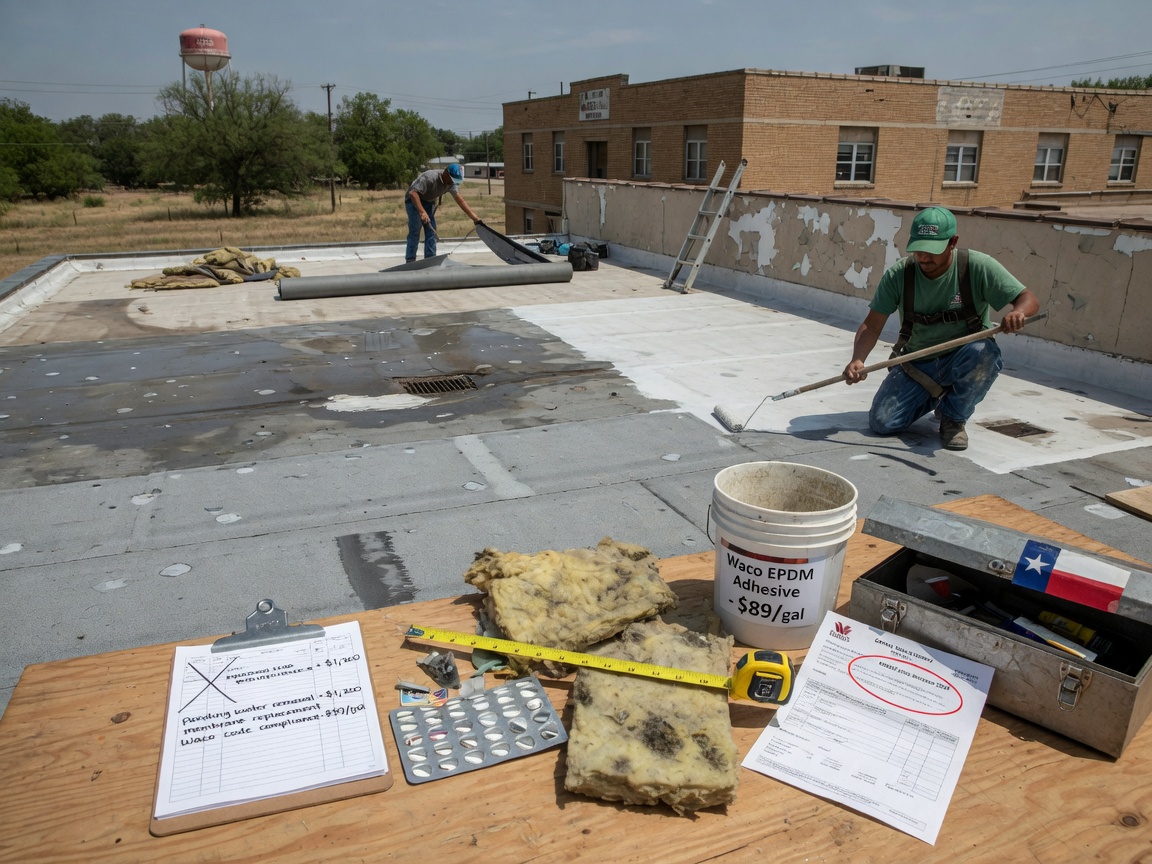 What Influences Flat Roof Repair Costs in Waco TX