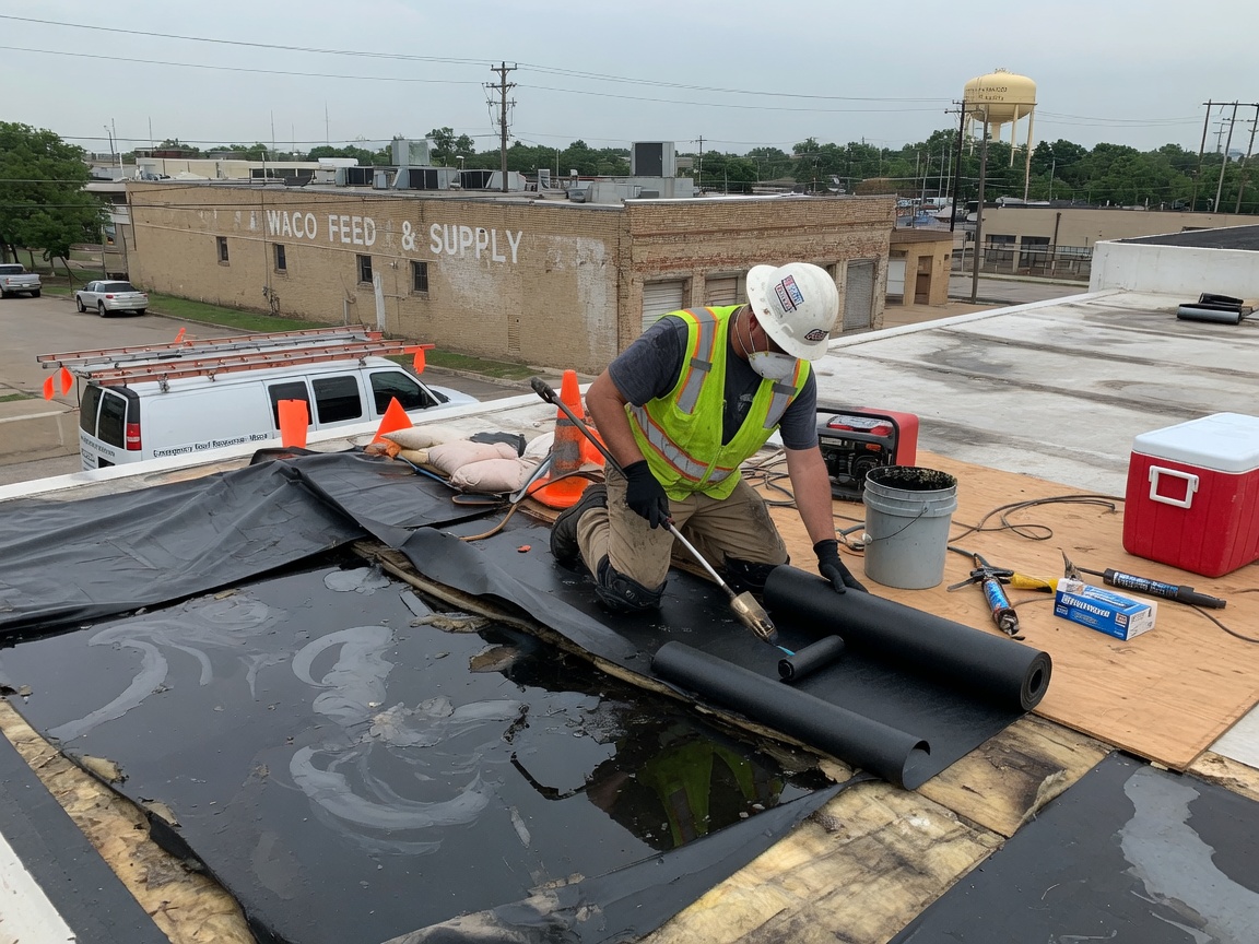 Emergency Flat Roof Repair in Waco