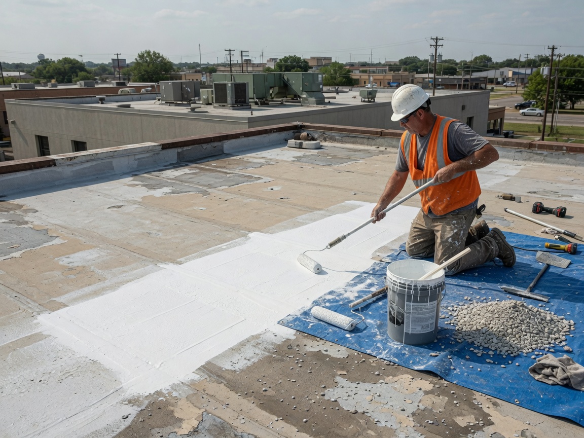 Flat Roof Coating & Recoating in Waco