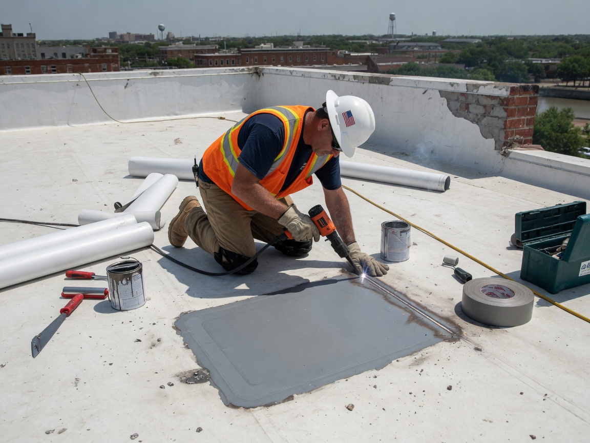 TPO Roofing Repair in Waco